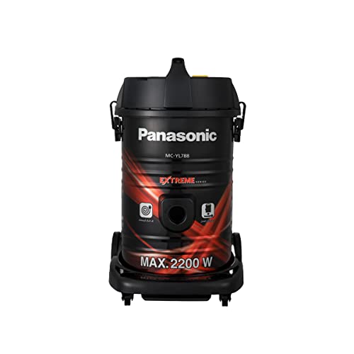 Panasonic MC-YL788R747 Vacuum Cleaner, Detachable Drum, 2200W, Capacity: 21L, Auto Cord Recirculation, 2 Nozzles.