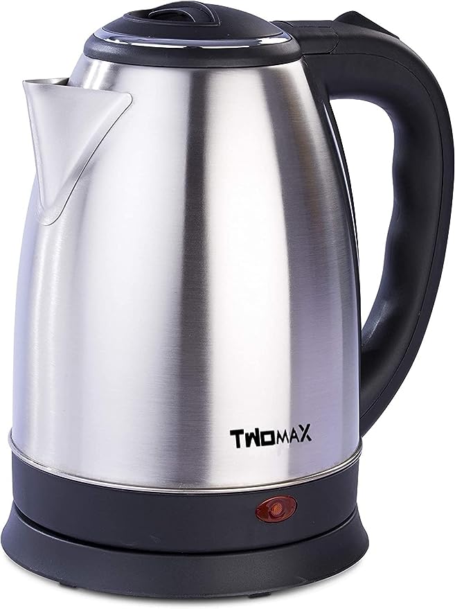 kettle twomax 1.8 Ltr Stainless Steel Electric 1500W Auto Shut Appliances 1510