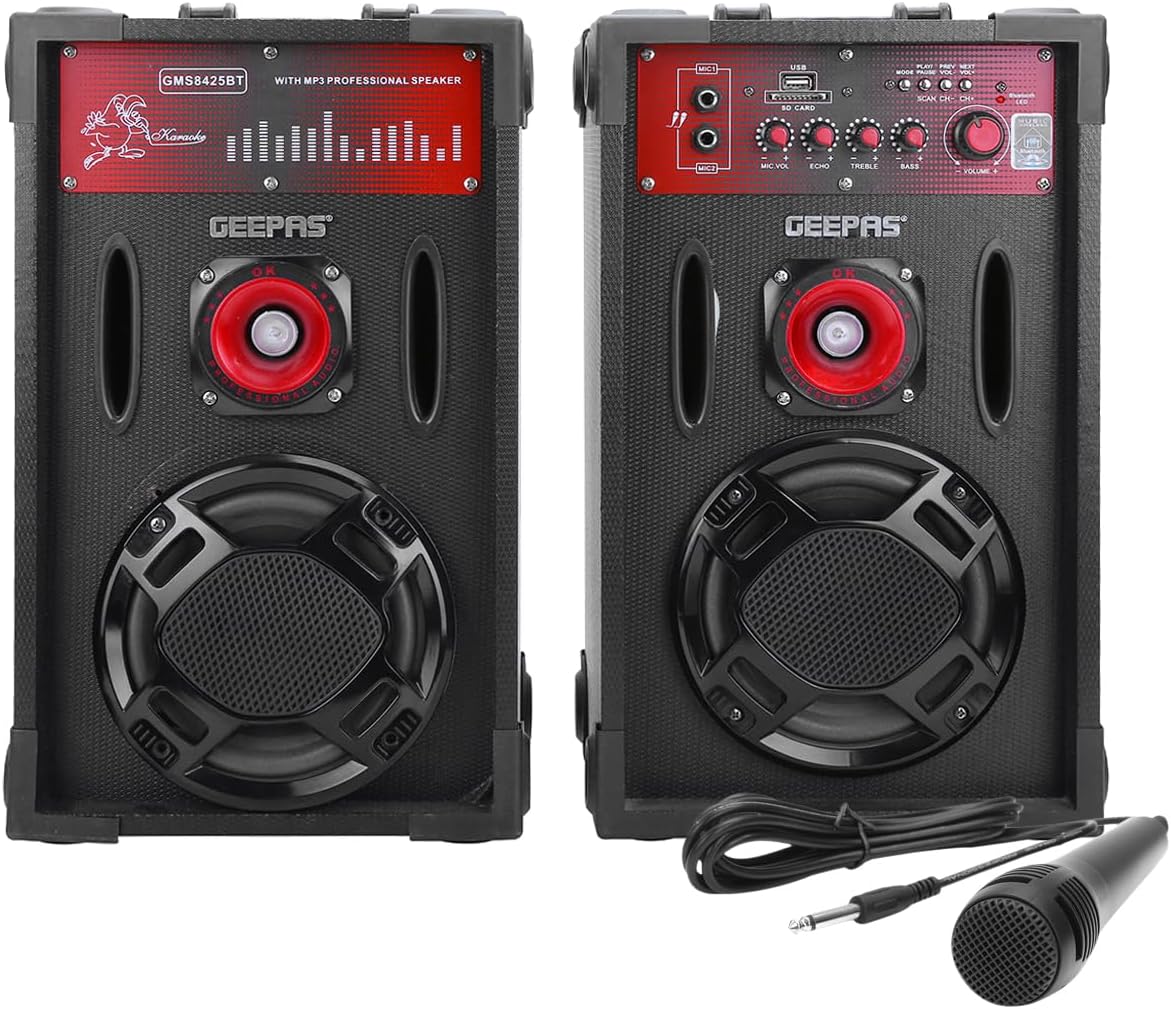 Geepas GMS8425 Powerful 16000 Watt Integrated Speaker Stereo System