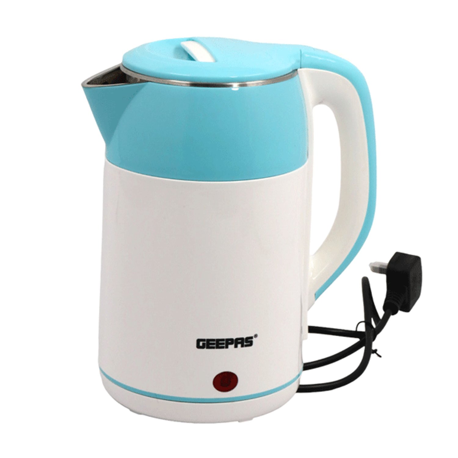 Geepas Double Layer Electric Kettle With Stainless Steel Inner Body 1.8L 1500W - GK6138