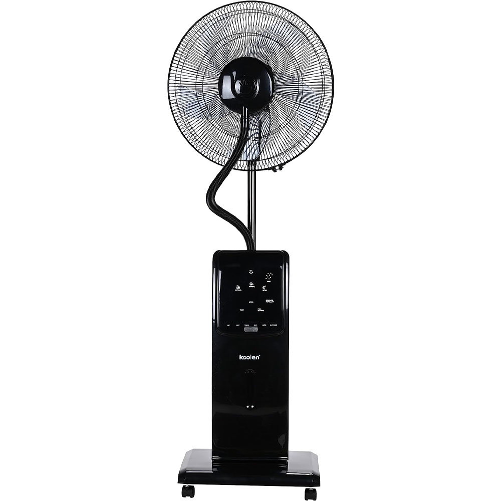 Koolen Mist Fan with Stand, 100 Watt, Size 16 Inch, Three Colors, Red /Gold /Black