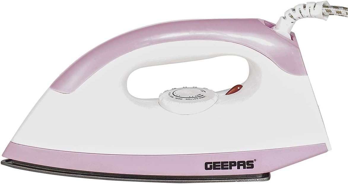 Geepas Dry Iron, Pink Color - Model GDI7782