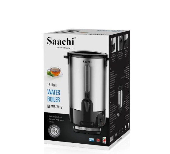 Saachi Kettle 15 Liters - Silver -NL-WB-7415