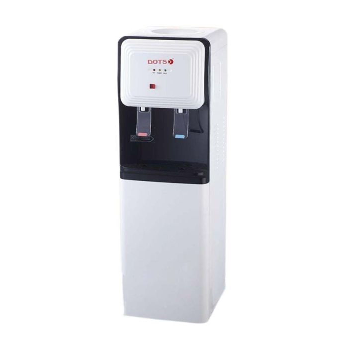 Dots water dispenser, 2 taps, hot/cold, white, HD-4WB