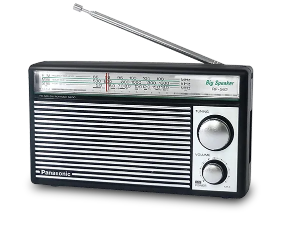 FM-MW-SW راديو باناسونيك محمول RF-562DD2