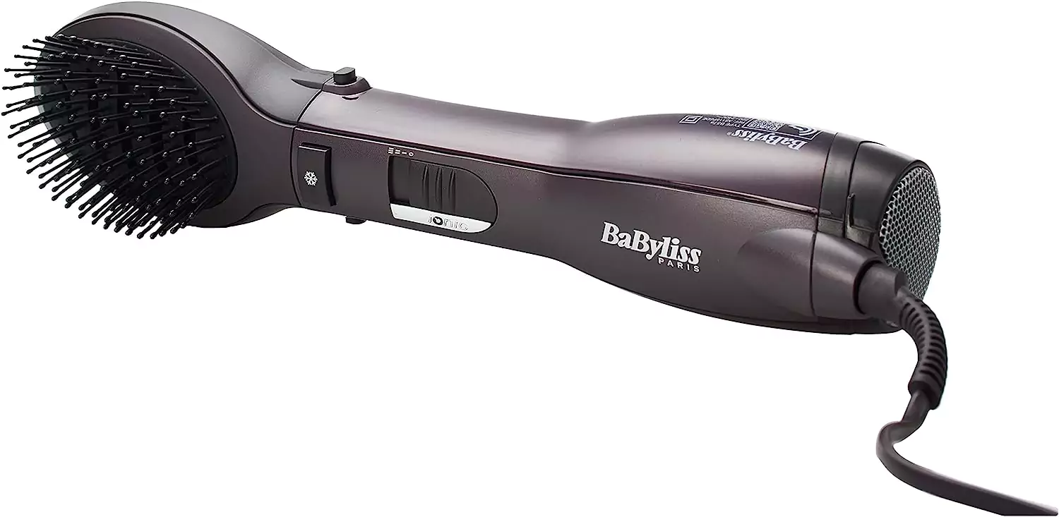 Babyliss The Paddle Air Hair Straightener Brush - As115Psde, Purple - Size M