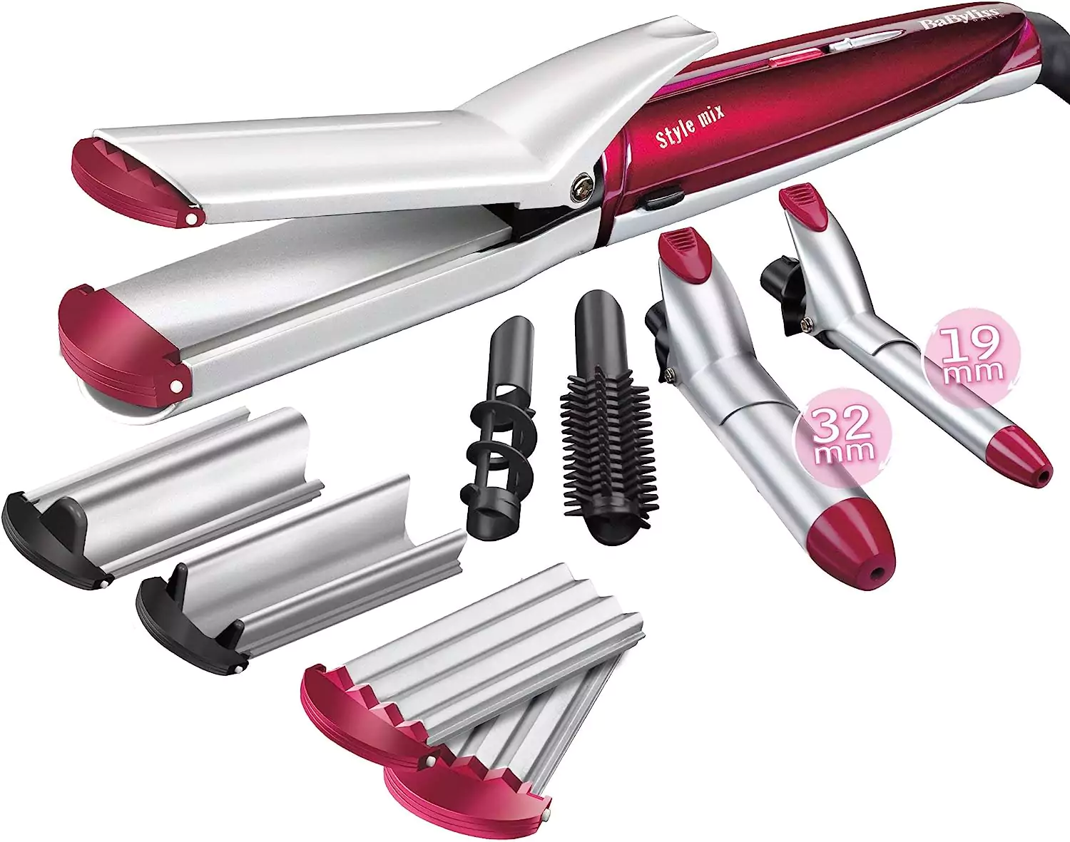 Babyliss 10-in-1 Multifunctional Hair Styling Set with Ceramic Brush, Purple, MS22SDE