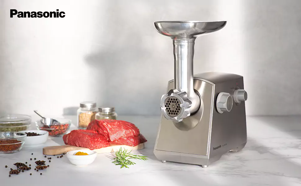 Panasonic meat grinder with a capacity of 1700 watts, Japanese industry