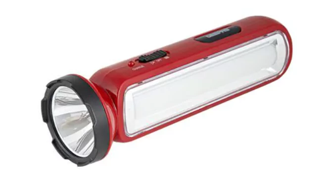 Geepas rechargeable flashlight with emergency lantern - Gfl 4663