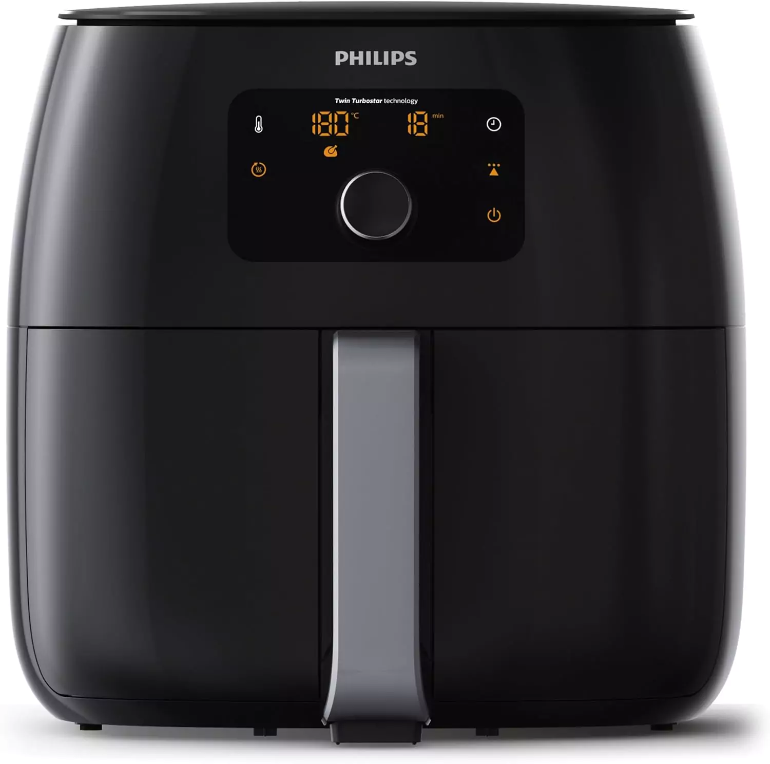 Philips 1.4kg 7.2L XXL Air Fryer, HD9650 94, Black, 7.3L, 2200W