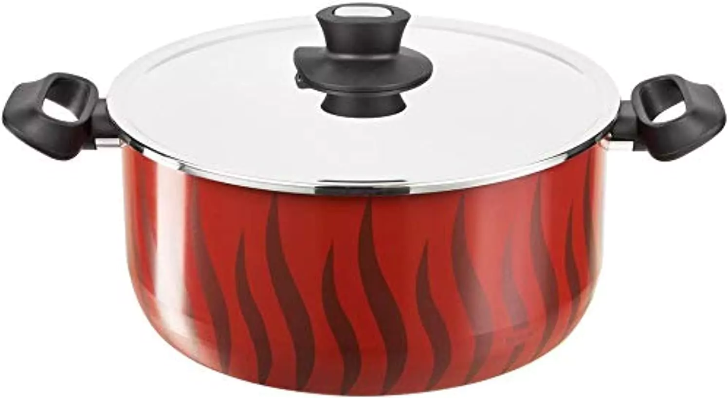 Tefal Cookware Size 22 + Lid, Red - C5484582