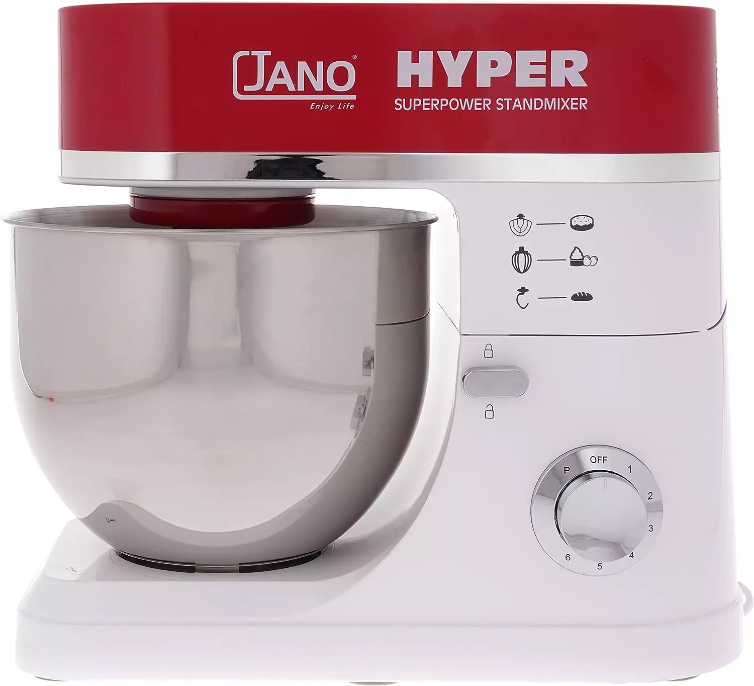 HYPER Stand Mixer, JANO from Al Saif Company, large size 7 liters - JN1210