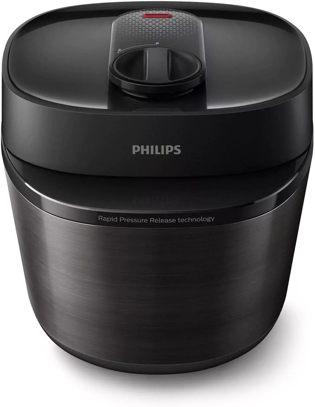 Philips Electric Pressure Cooker - 18 Protection System - Automatic Quick Release for Quick Pressure in 7 Minutes - 50/60Hz, Black - HD2151/56