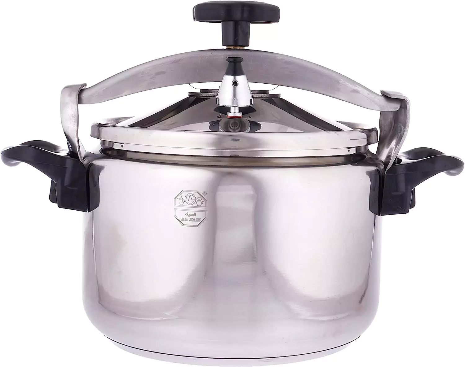 Al Saif pressure cooker, stainless steel, silver, 9 liters