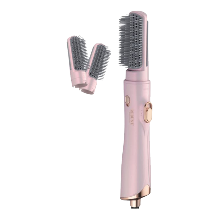 Rebune Hair Styler RE-2110 2 brushes, 1200 watts, original pink color