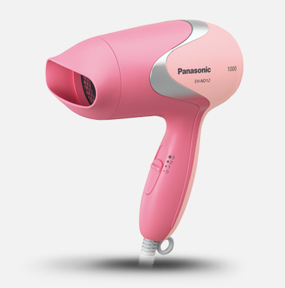 Panasonic Hair Dryer EH-ND12 1000W Quick Compact Gentle Drying