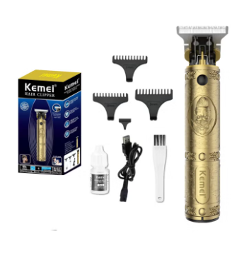 7-Piece Professional Adjustable Blade Clipper Set 700B Gold/Black